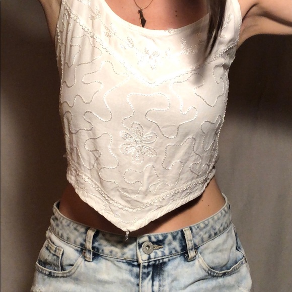 Two Bohemian Summer Crop Tops - Picture 3 of 16